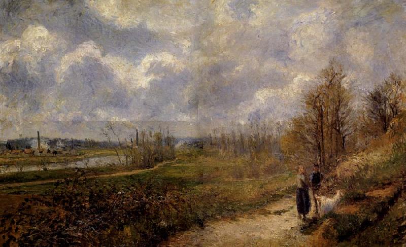 Camille Pissarro La Sente du chou oil painting picture